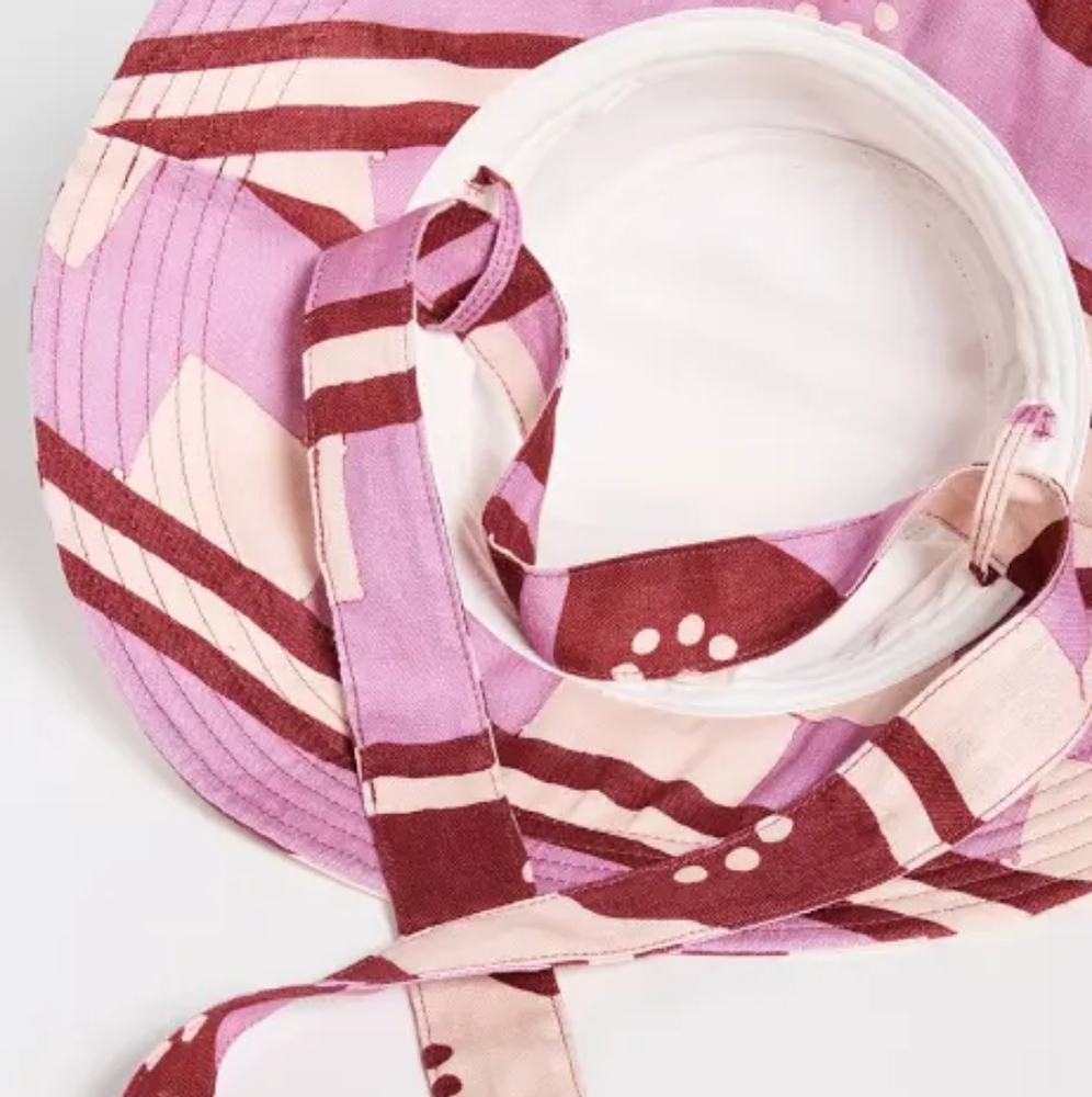 Sold on M! NWT Madewell Lantern Bucket Hat in Geodaisy Batik - Picture 3 of 8